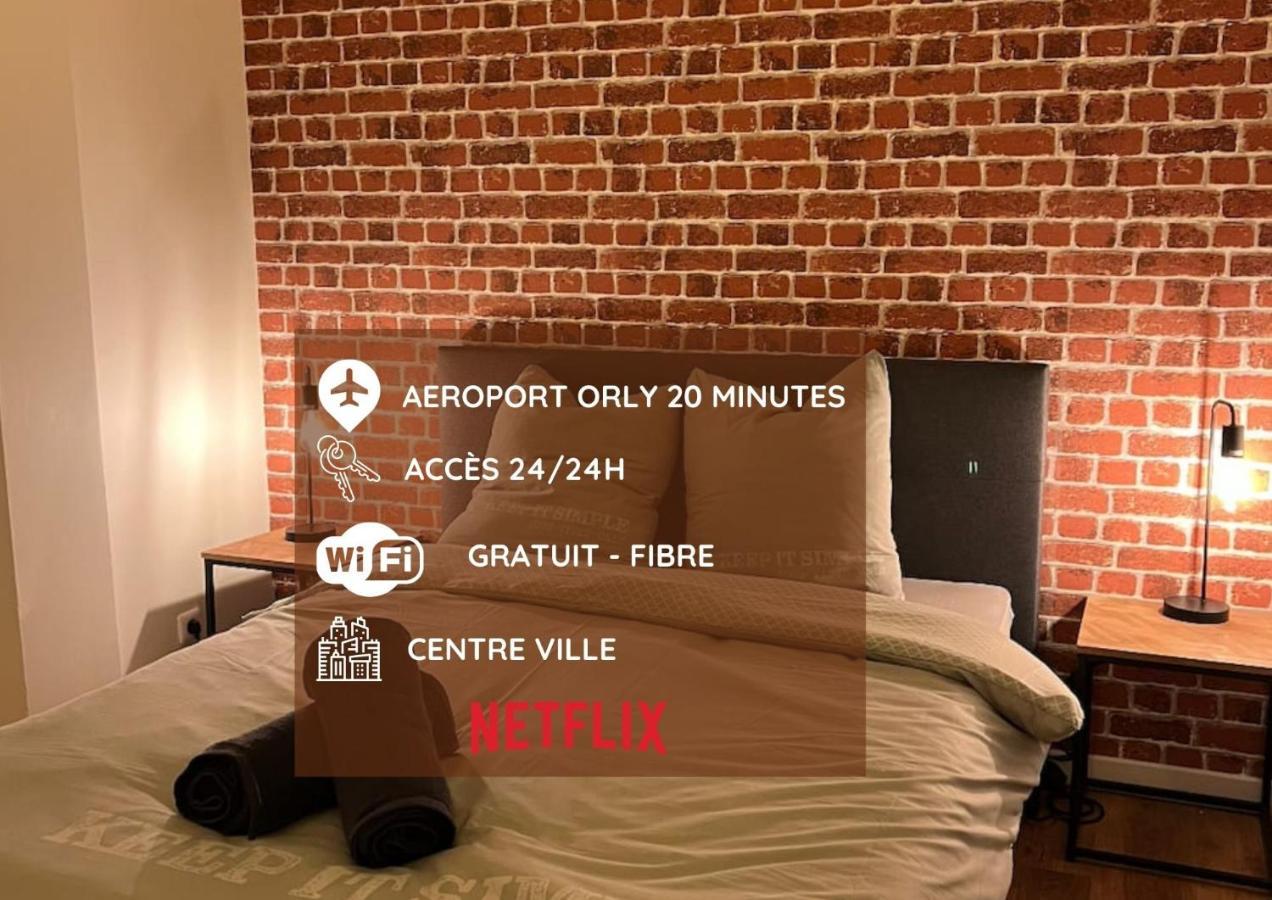 Beau T3 Style Industriel N20 Orly Paris Wifi Underground Industry Διαμέρισμα La Ville-du-Bois Εξωτερικό φωτογραφία